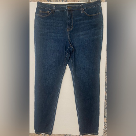 Sanctuary Dark Blue Social Skinny Jeans Size 34 - Picture 1 of 8